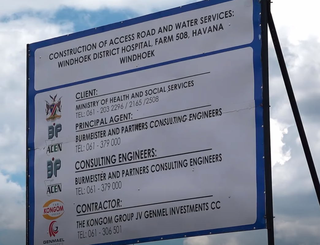 Windhoek District Hospital Access Road Nears Completion