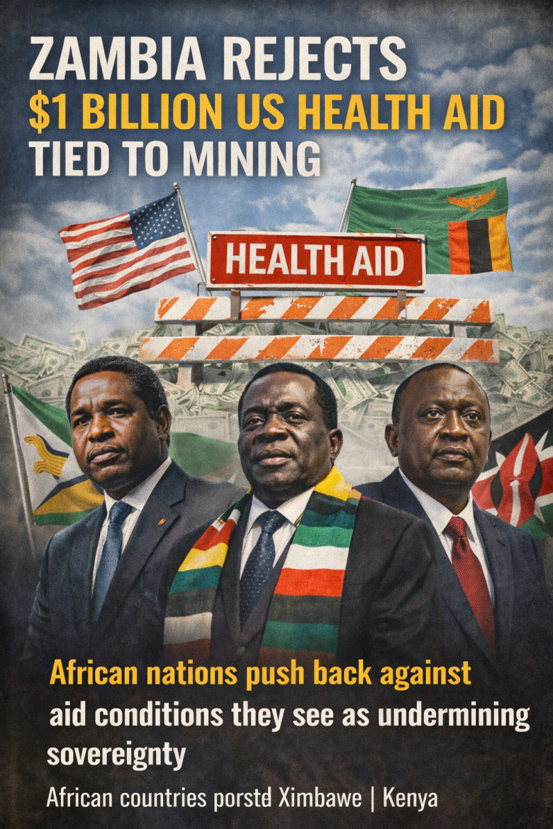 Zambia awaimina Kenya na Zimbabwe  oku hatambulako omakwafo oshimaliwa shouhaku okudja ku US